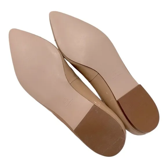 Rebecca AllenThe Women's Skim Flats Cream Patent Leather size 8 M