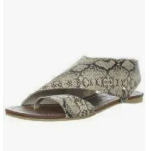 Rebels Python Virtuoso Snake Print Sandals Sz 7.5