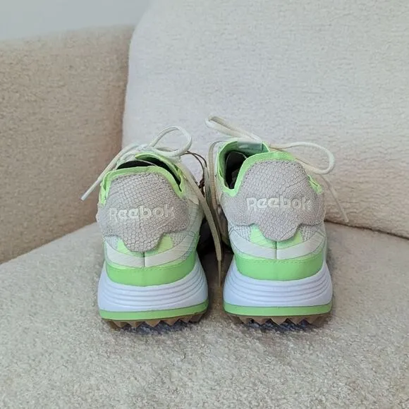 Reebok Legacy 83 Sneakers chalk classic white neon yellow green new with tags