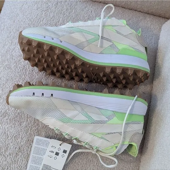 Reebok Legacy 83 Sneakers chalk classic white neon yellow green new with tags