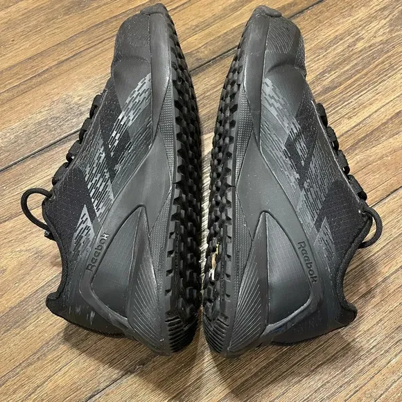 Reebok Nano X1 Adventure Mens Size 8.5 Black Athletic Work Shoes Sneakers RB3480