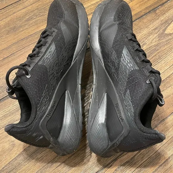 Reebok Nano X1 Adventure Mens Size 8.5 Black Athletic Work Shoes Sneakers RB3480