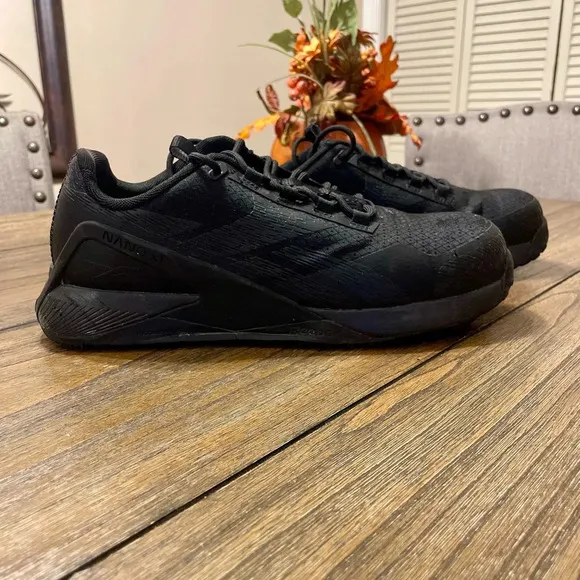 Reebok Nano X1 Adventure Mens Size 8.5 Black Athletic Work Shoes Sneakers RB3480