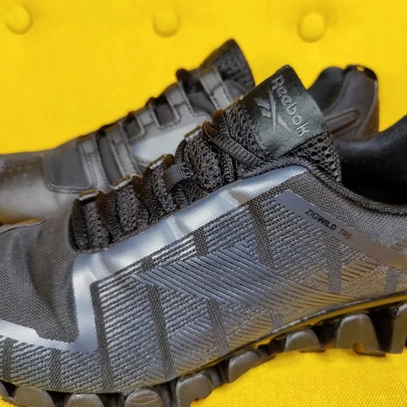 Reebok ZigWild Traio 6 Trail Triple Black Running Sneakers Mens Shoe Size 11