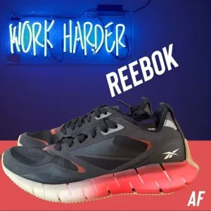 REEBOK ZIG KINETICA HORIZON WOMENS RUNNING SHOE BLACK RED