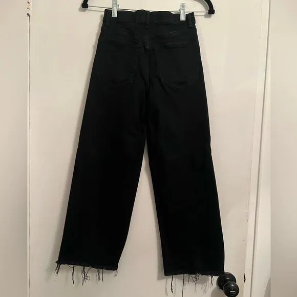 Reformation Liza Ultra High Rise Slim Straight Cropped Jeans