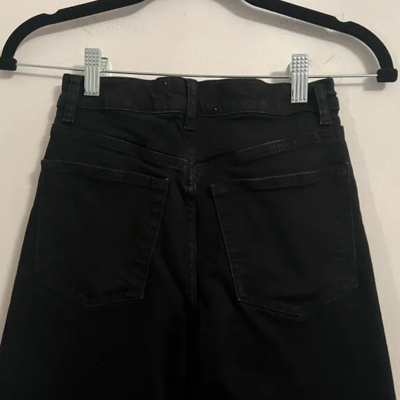 Reformation Liza Ultra High Rise Slim Straight Cropped Jeans