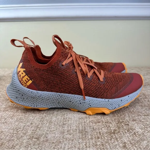 REI Co-Op Swiftland MT Trail Running Sneakers Orange Men’s Size 10