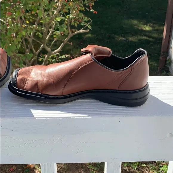 Rieker Antistress lace-up leather two tone loafers 6.5