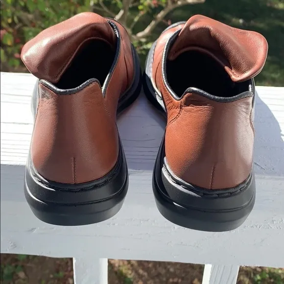 Rieker Antistress lace-up leather two tone loafers 6.5