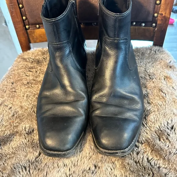 Rockport High Trend Tolani Black Leather Boots, Size 12