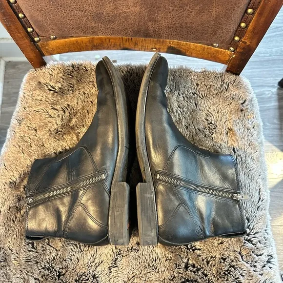 Rockport High Trend Tolani Black Leather Boots, Size 12