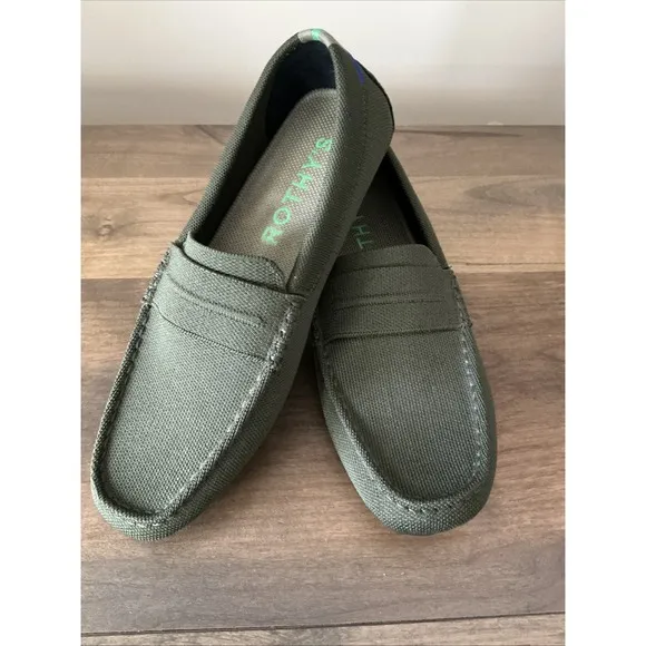 Rothy's Driving Loafer in Fairway Green Men's Size 9.5