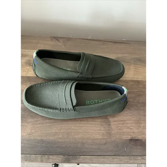 Rothy's Driving Loafer in Fairway Green Men's Size 9.5