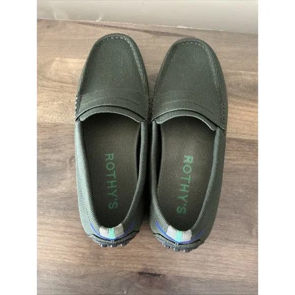 Rothy's Driving Loafer in Fairway Green Men's Size 9.5
