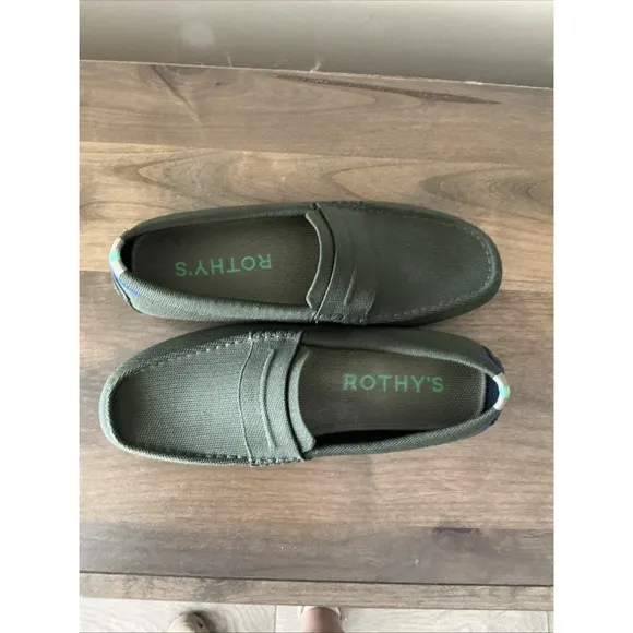 Rothy's Driving Loafer in Fairway Green Men's Size 9.5