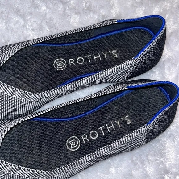 Rothy's EUC The Flat Birdseye Gray Ballet Flats