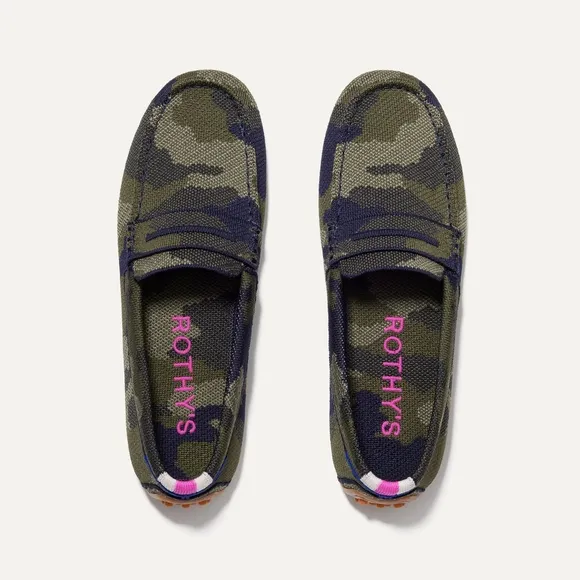 Rothy's  Loafers In Spruce Camo