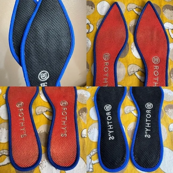 Rothy’s retired Persimmon orange The Point flat size 7.5