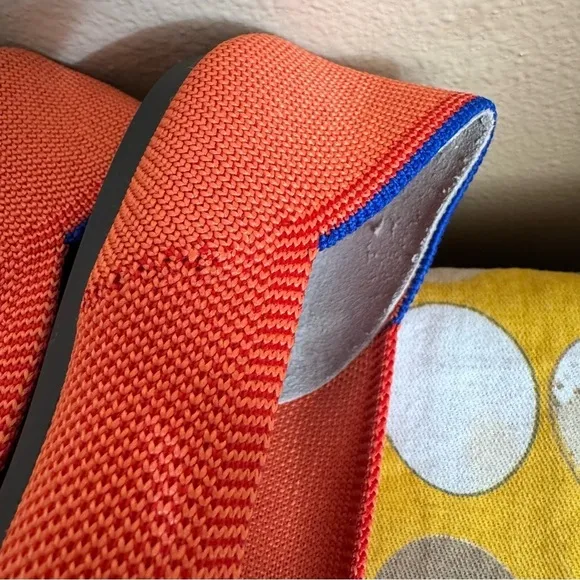 Rothy’s retired Persimmon orange The Point flat size 7.5