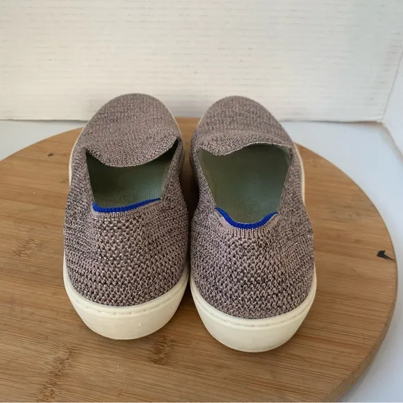 Rothy’s Sneakers Sz 7.5 Women Original Slip-On Stardust Glitter Rare Metallic