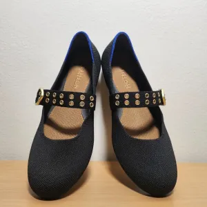 Rothy's The Balletcore Studded Strap Mary Jane Washable Shoes US 8 MSRP $159