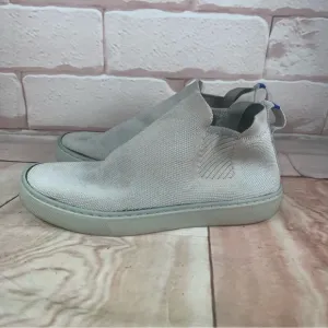 Rothys The Chelsea Lilac Grey Fabric High Top Sneaker Boots Size 7.5
