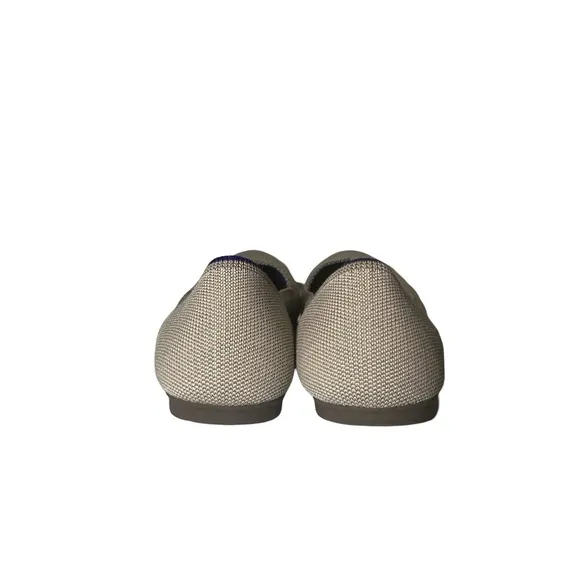 Rothy's The Flat Round Toe Ballet Slip-On Flax Gray Size 8