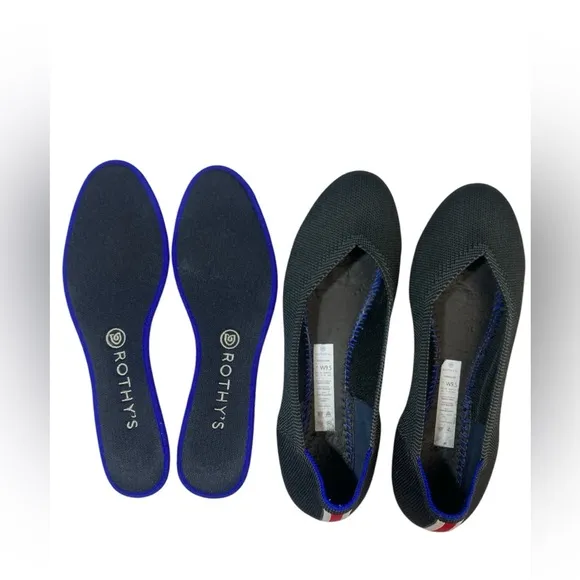 Rothy’s The Flats Racing Stripes Women’s Size 9.5