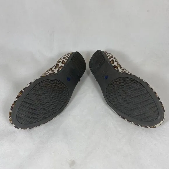 Rothy's The Loafer Flats *Mocha Spot* Leopard Animal Print Sz 8