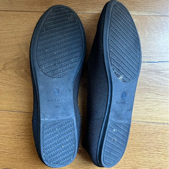 Rothy’s The Loafers Original in Black Solid, Size 10