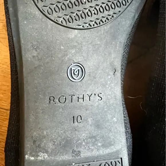 Rothy’s The Loafers Original in Black Solid, Size 10
