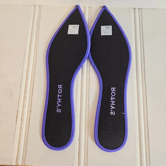 Rothy's The Point In Periwinkle Womens Size 9 Slip On Knit Pointed Toe Shoes