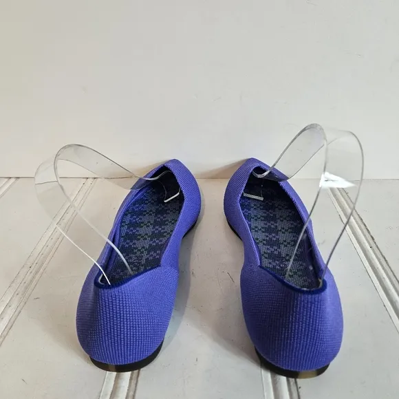 Rothy's The Point In Periwinkle Womens Size 9 Slip On Knit Pointed Toe Shoes
