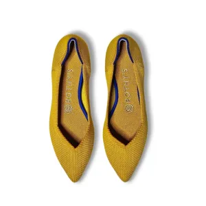 Rothy's The Point Marigold Yellow Flats SIZE 7
