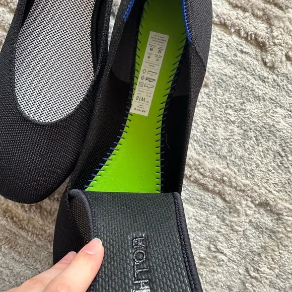Rothy's “ The Square “ Black Women's Flats