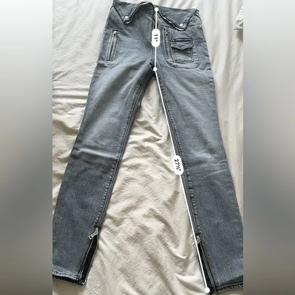 RTA Diavolina Size 26 Skinny Jeans in Washed GreyRTA
