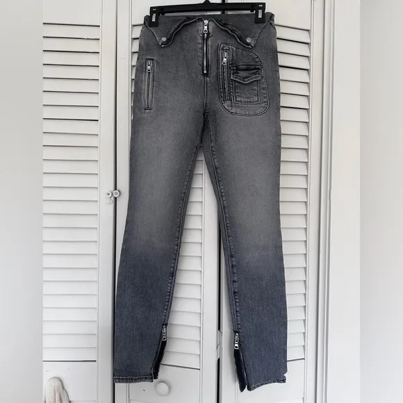 RTA Diavolina Size 26 Skinny Jeans in Washed GreyRTA
