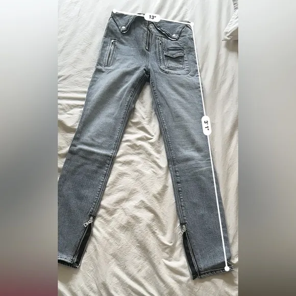 RTA Diavolina Size 26 Skinny Jeans in Washed GreyRTA
