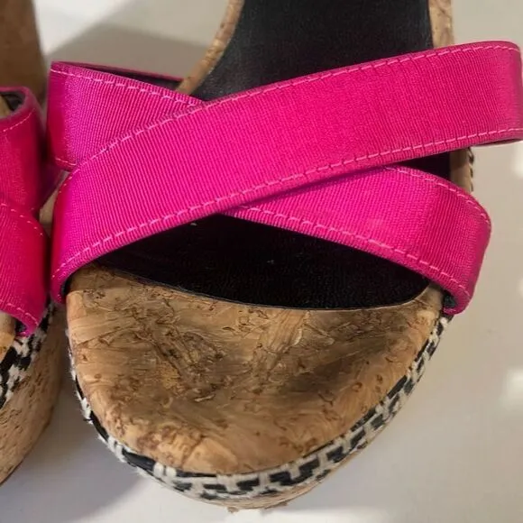 Rupert Sanderson Wedge/Platform Sandals Size 38.5
