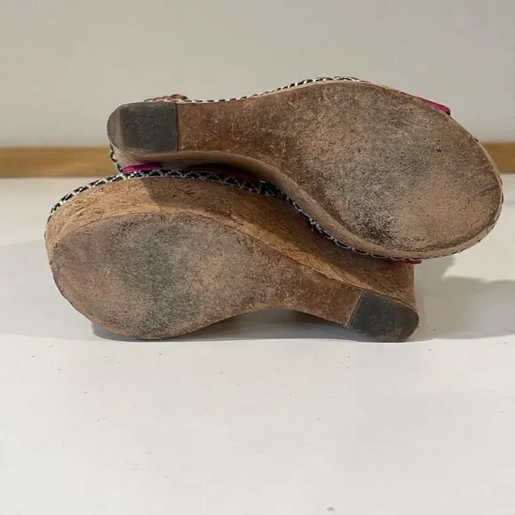 Rupert Sanderson Wedge/Platform Sandals Size 38.5
