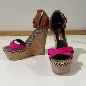 Rupert Sanderson Wedge/Platform Sandals Size 38.5