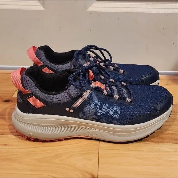 Ryka blue and pink trail sneakers size 9M great condition