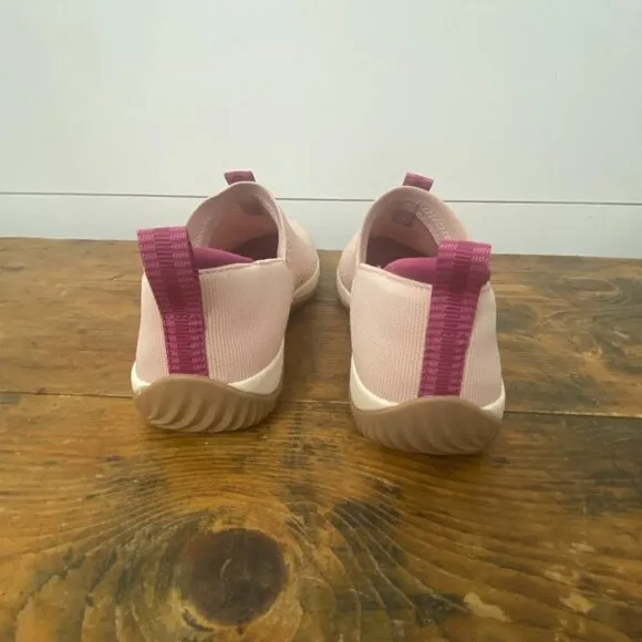 Ryka Echo Ease Trail Pink Knit Slip On Comfort Walking Sneakers, Size 7.5