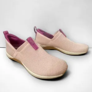 Ryka Echo Ease Trail Pink Knit Slip On Comfort Walking Sneakers, Size 7.5