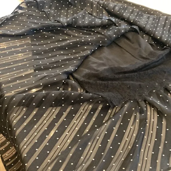 Sachin &amp; Babi x Anthropologie halter neck fit &amp; flare polkadot midi dress size 4