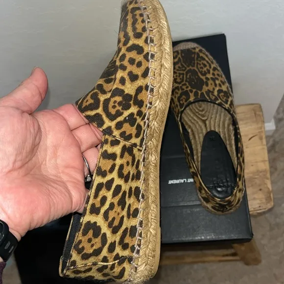 Saint Laurent Leopard Print Espadrilles