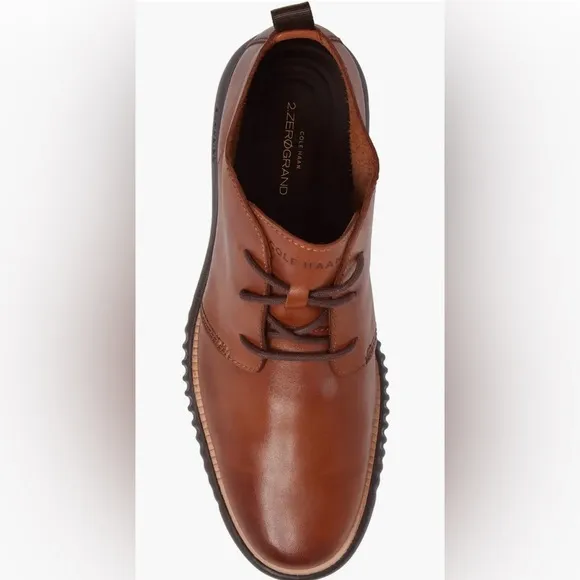 SALE🎉Cole Haan Brown Chukka Boots with Leather Finish