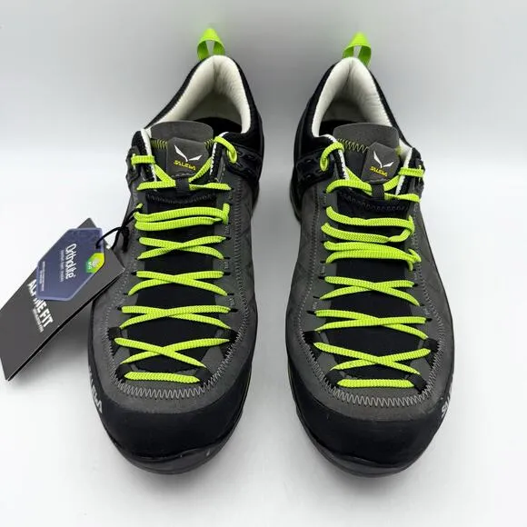 Salewa Mens Mountain Trainer 2L Trail Sneakers US 10.5 Gray Black Athletic NWOB