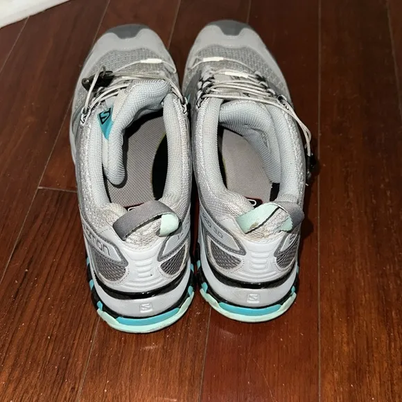 SALOMON 9 GRAY TEAL XA PRO 3D Trail Running Sneakers